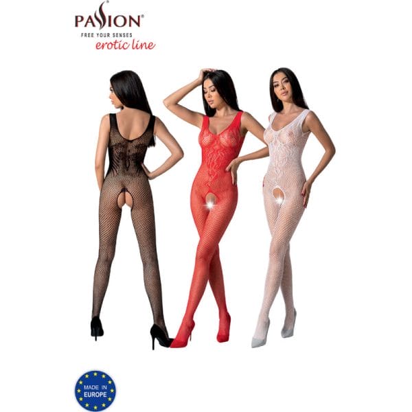 PASSION - BS098 RED BODYSTOCKING ONE SIZE 6